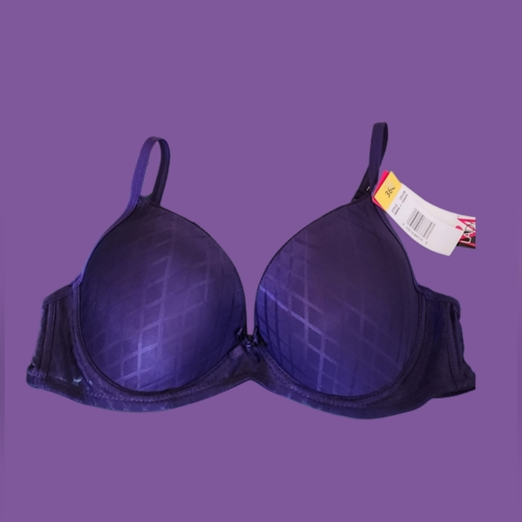 LADY M GRAPE PUSH UP BRA NWT, SIZE 36C - Picture 4 of 5